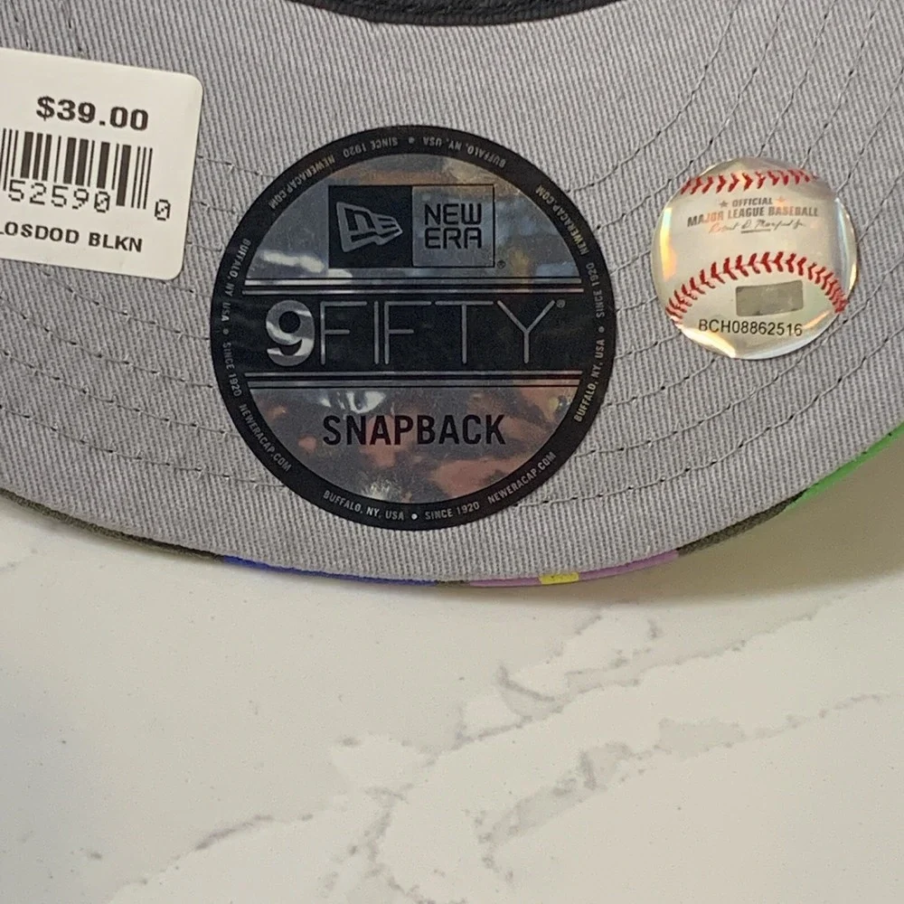New Era New York Yankees 9FIFTY MLB Floral Green Camo Black Snapback Hat OSFM